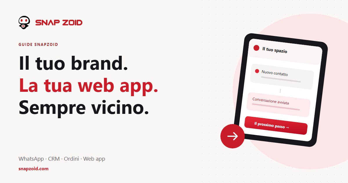Web app e PWA: uno spazio digitale che invita a tornare